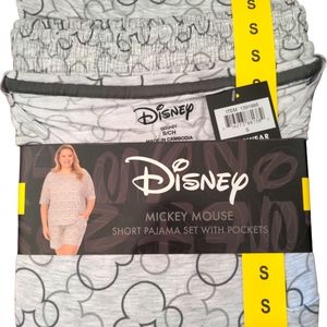 Disney Mickey Mouse Short Pajama Set with Pockets